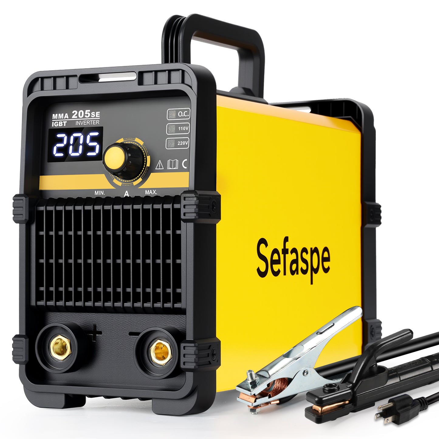 Sefaspe MMA205SE 205A Dual Voltage Stick Welder – Portable 2-in-1 ARC & Lift TIG Welding Machine